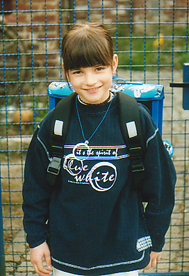 samira-einschulung-042002 Samira bei der Einschulung April 2002